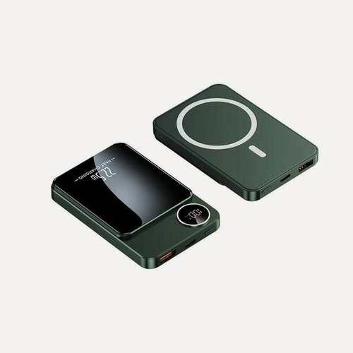 Изображение товара Внешний аккумулятор qiaomeyou Kingxbar, MagSafe, 20000 мА·ч, 20W, Зелёный