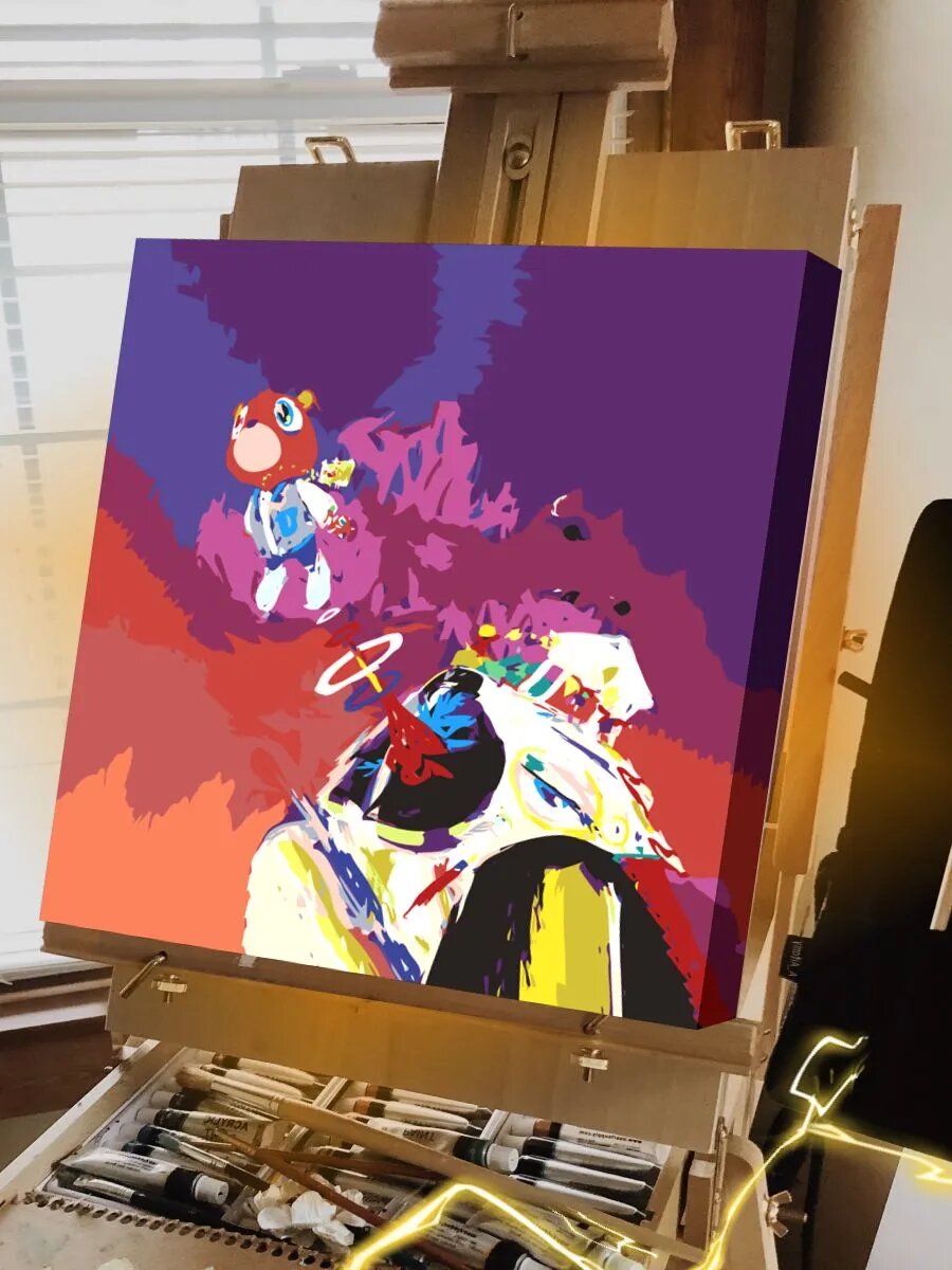 KANYE WEST картина по номерам на холсте — фото 1