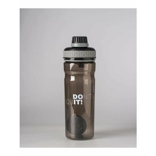 Шейкер спортивный для коктейлей, спортивного питания, объем 800 мл, Don`t quit, 25 х 8 см