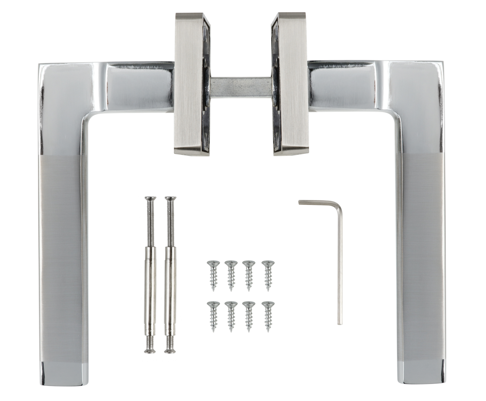 Дверные ручки Edson , цвет никель - фото №2