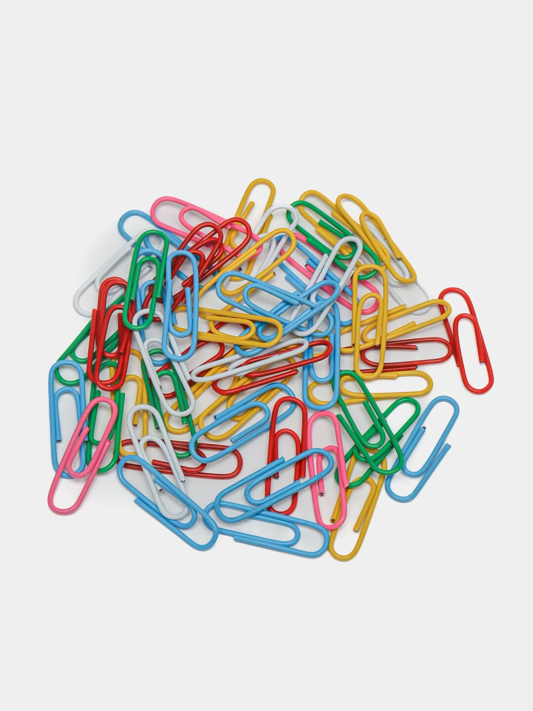 Скрепки цветные, 80 шт — фото 1