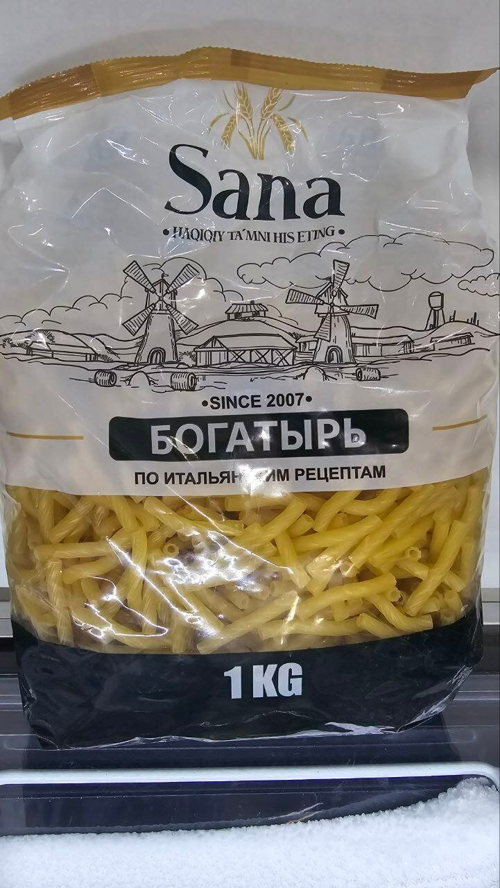 Макаронные изделия Sana Богатырь 1 кг разного ассортимента высокого качества