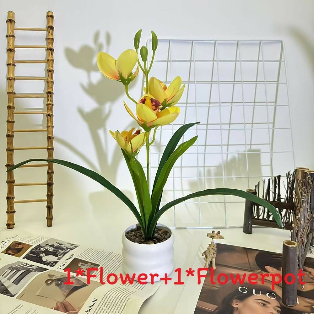 Artificial rain flower stone decor with multicolor pebbles for wedding and event settings