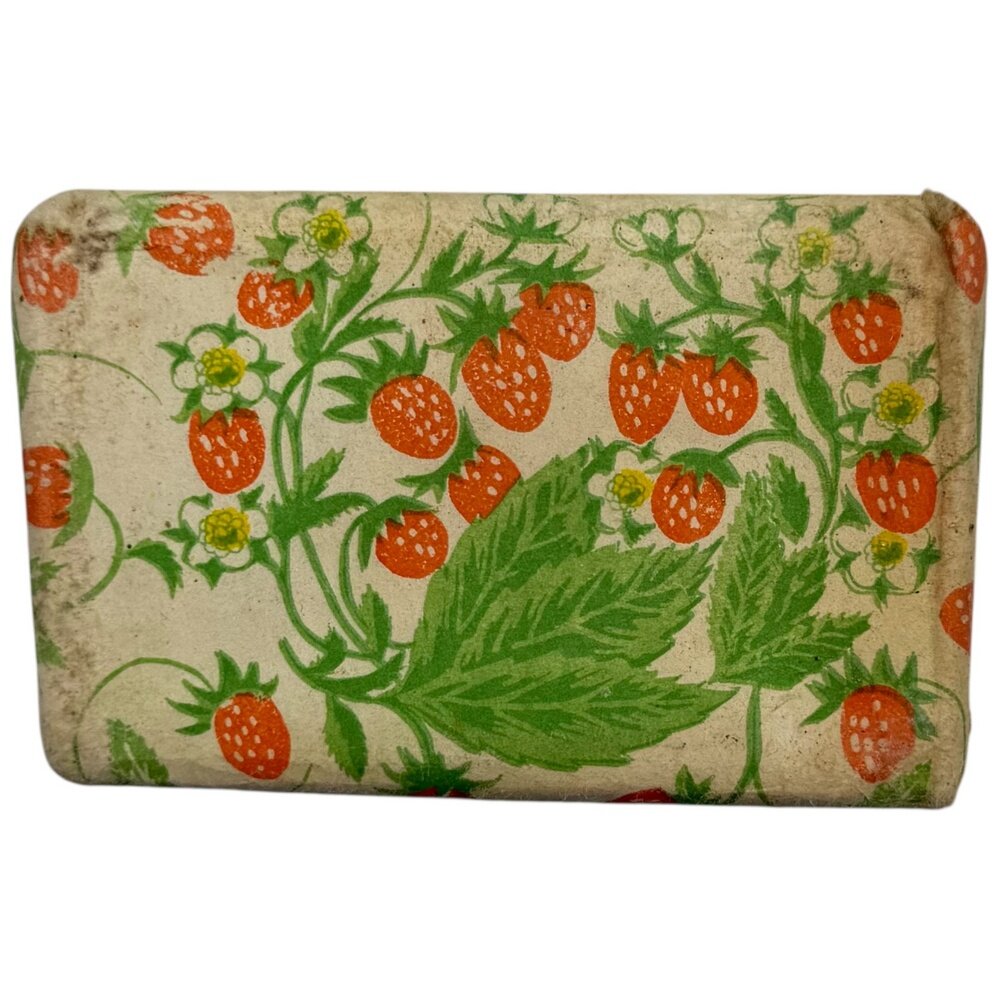 Туалетное мыло  Земляничное   100 гр  1978 1990 гг  Масложировой комбинат  Краснодар  СССР