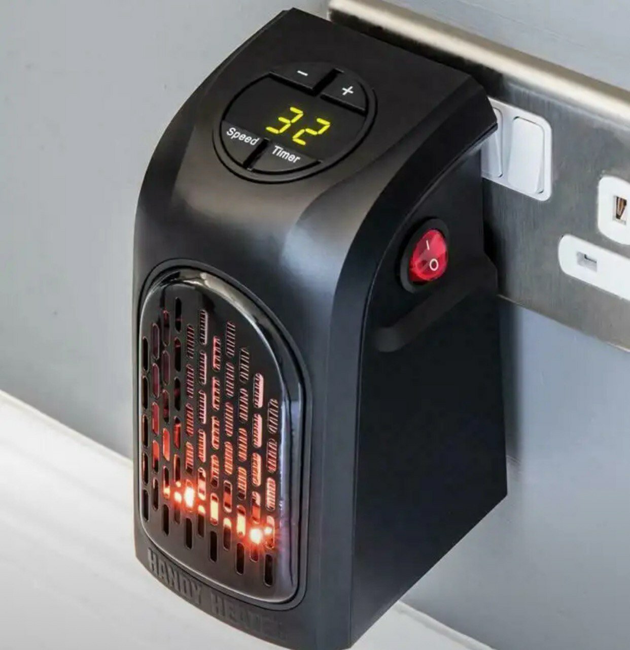 Обогреватель электрический для дома и дачи напольный LCD дисплей