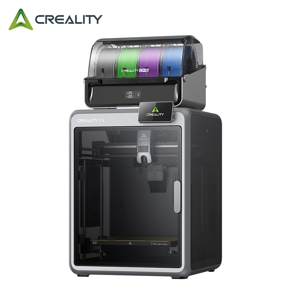 3D-принтер CREALITY K2 Combo, многоцветная печать, высокоскоростная печать 600 мм/с, 260 ×260× 260 мм