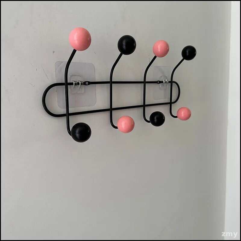 Винтажный деревянный крючок кремовый для ключей саморезы 1 шт