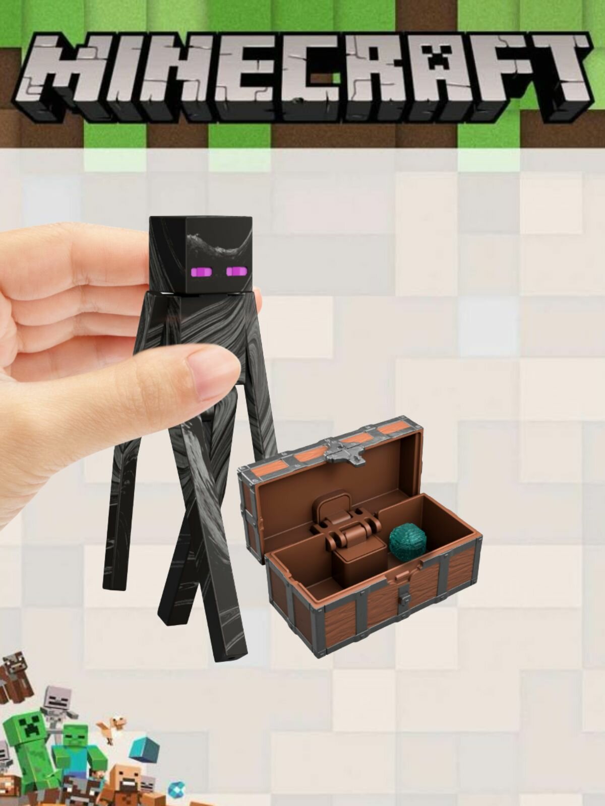 Mattel Minecraft Фигурка Enderman JFR61 — фото 1