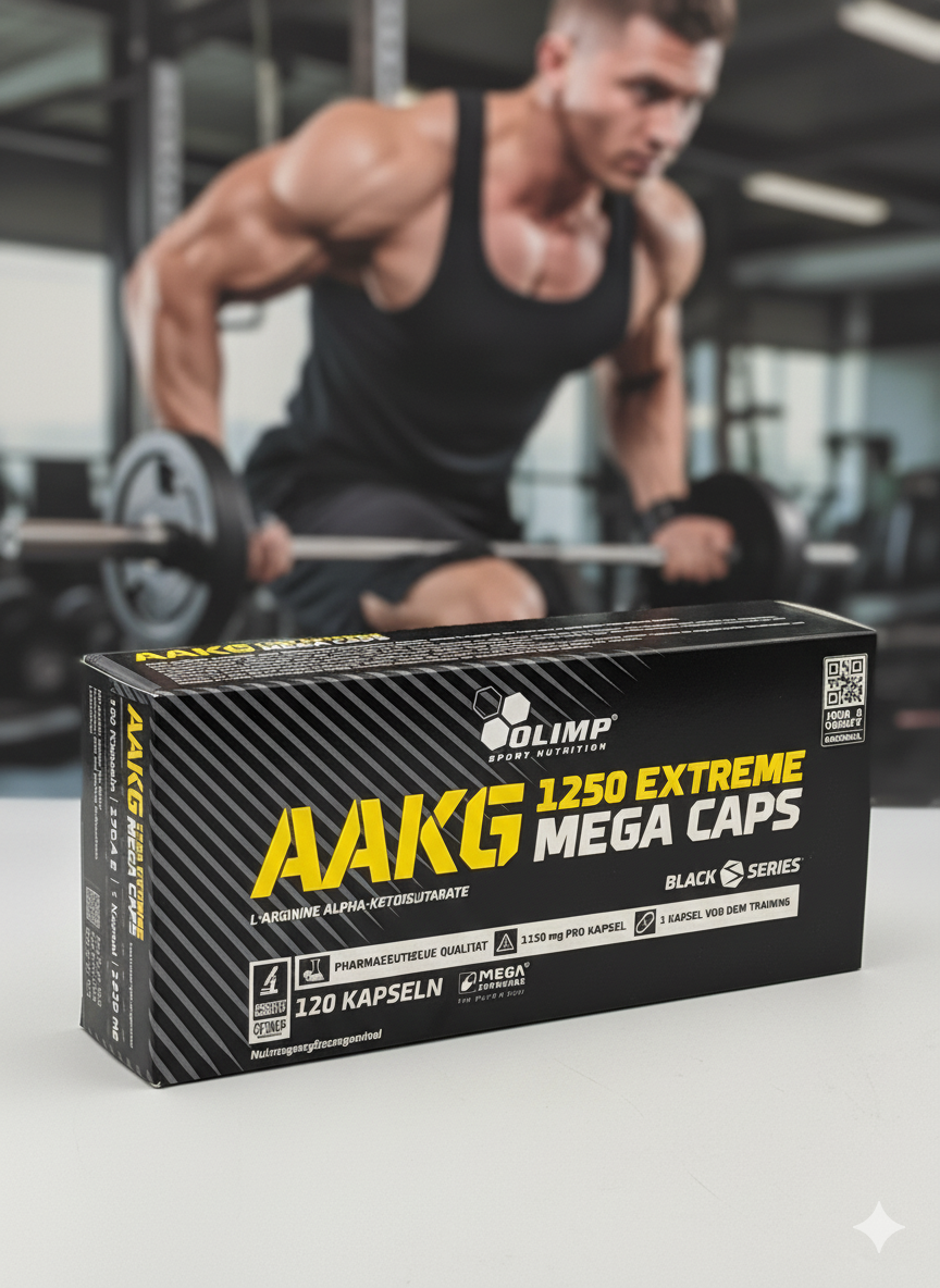 OLIMP AAKG 1250 extreme mega caps - 120 капсул аргинин капсулах — фото 1