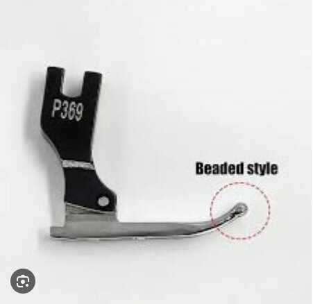 Лапка для шитья бисера/бусин, для промышленных швейных машин, для Aurora, Brother, Jack, Singer и др.