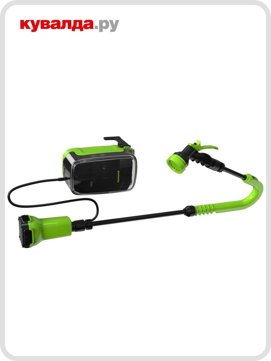 Насос аккумуляторный для бочек GREENWORKS G24SWP 24V1х2Ач ЗУ