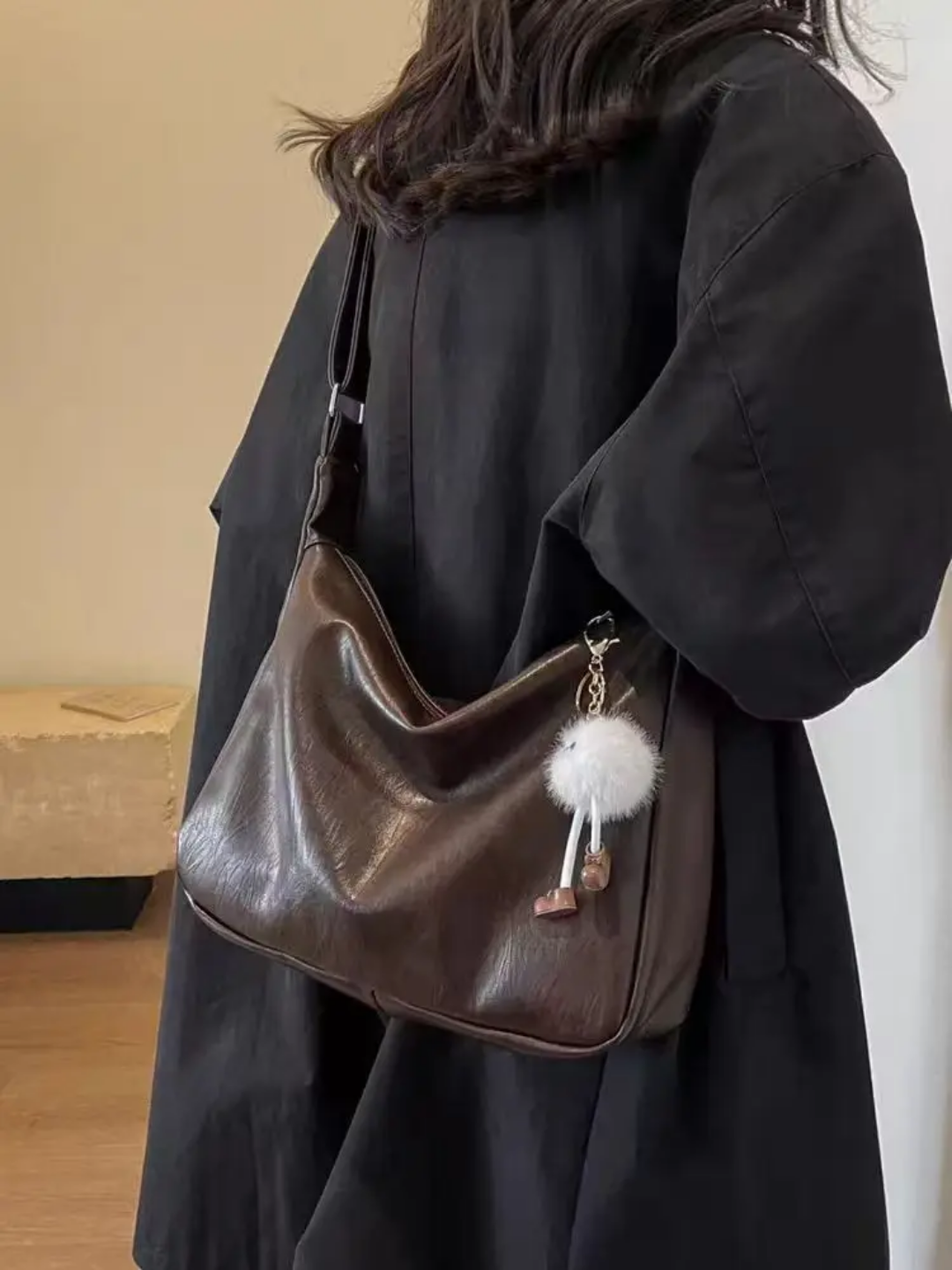 Сумка шоппер , коричневый — фото 1