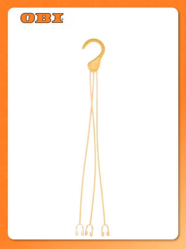 Подвес для горшков IDEA 47,5 см белая глина