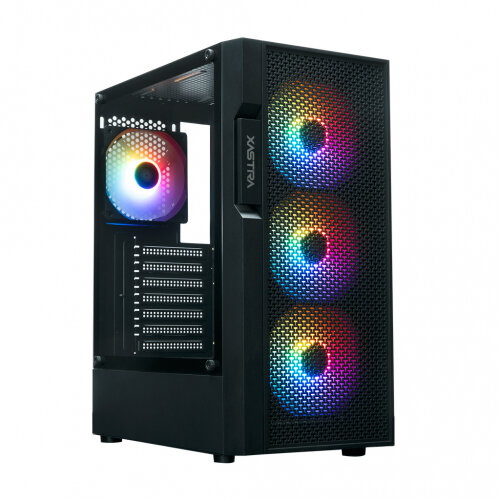 Корпус Xastra A302 4FRGB черный