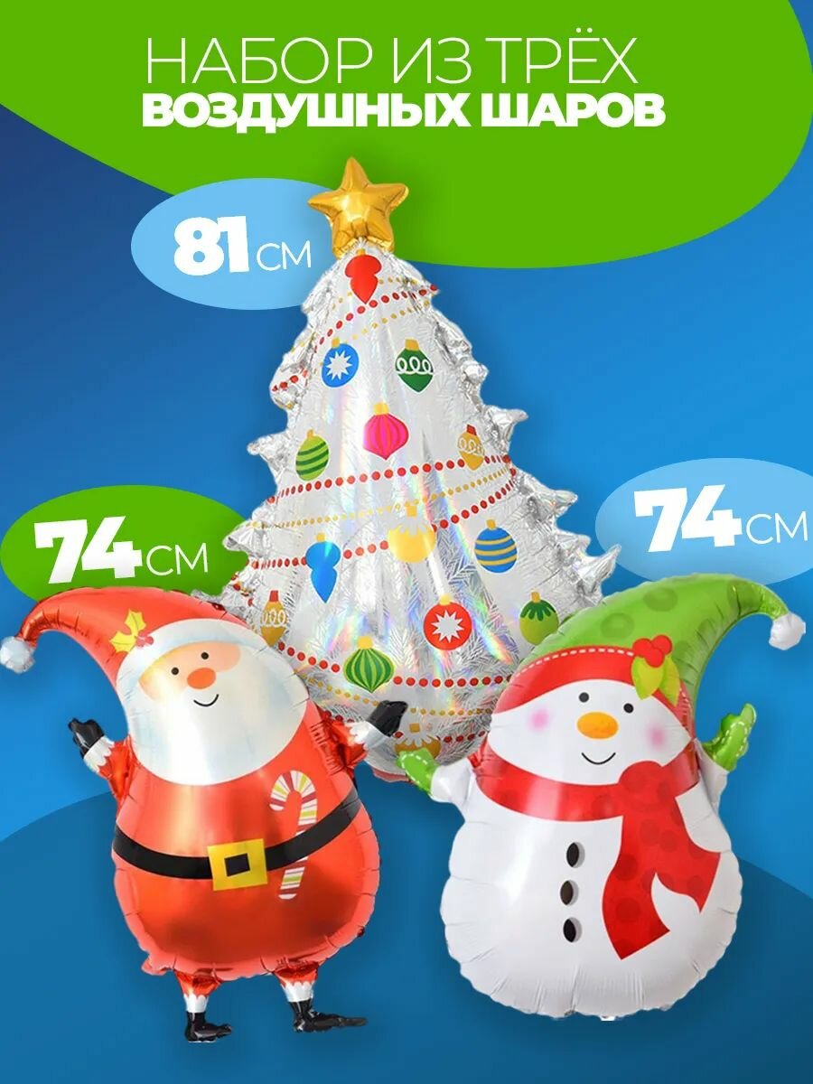 Воздушные шары фотозона на новый год и рождество