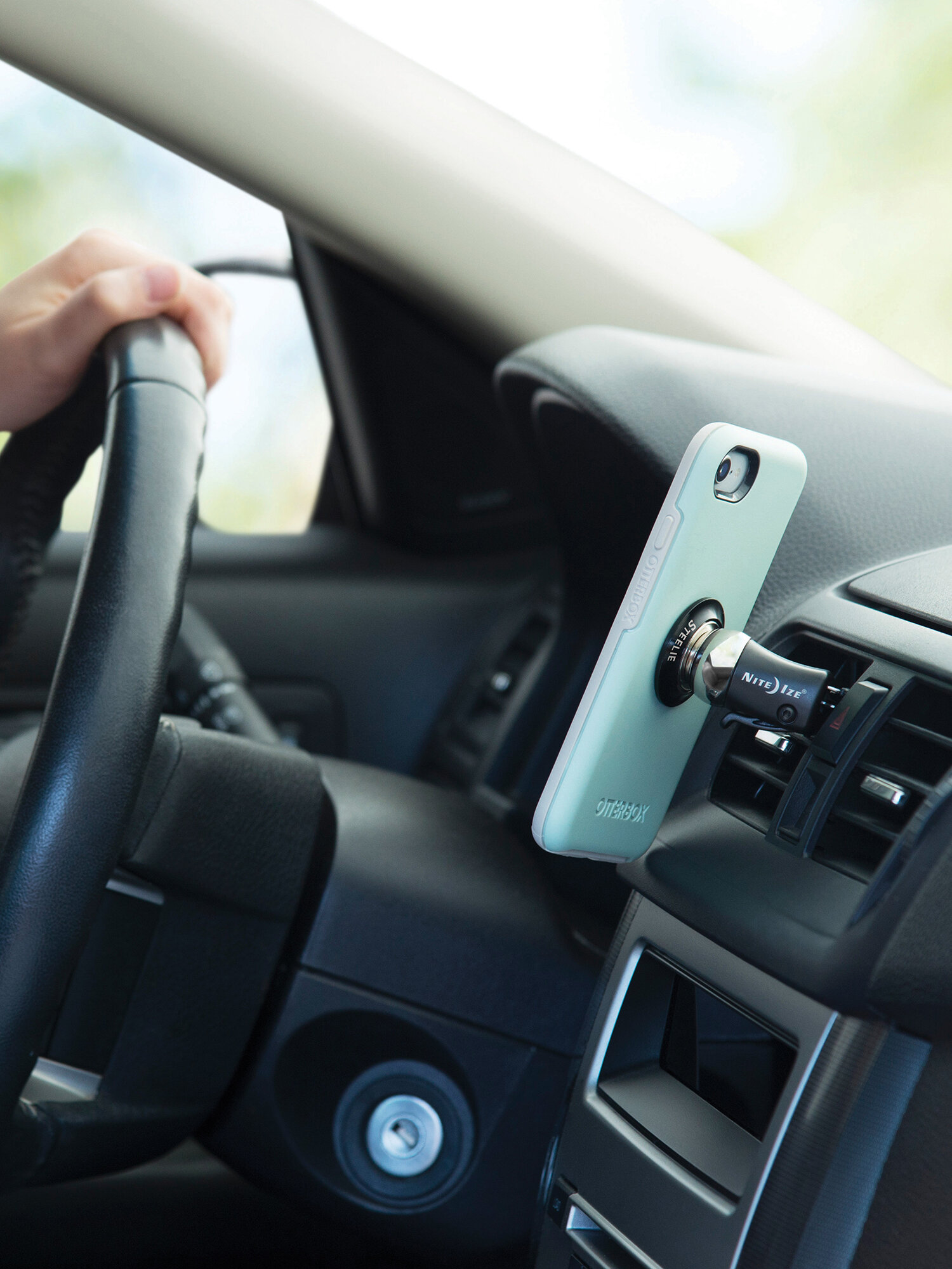 Магнитный держатель для смартфона Nite Ize Steelie Orbiter Vent Kit — фото 1