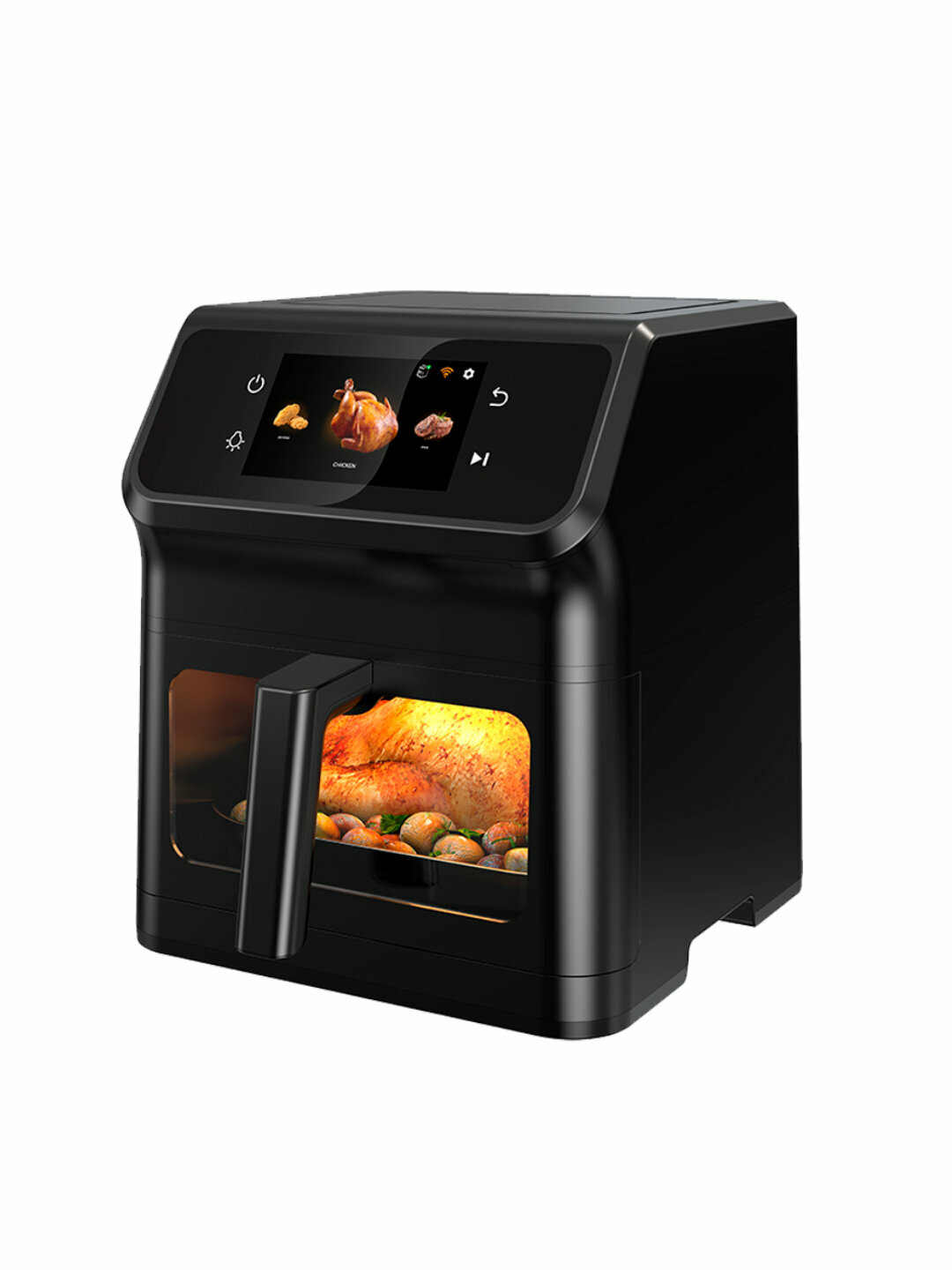 Аэрогриль Hofmann 12 в 1 SAF1812TSBK HF, сенсорный TFT-экран, 4.3", черный