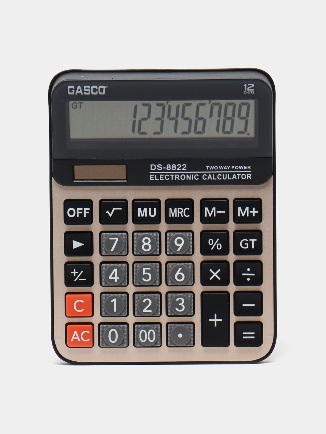 Калькулятор на солнечной энергии – GASCQ DS-8822. Карманный. 4 функции