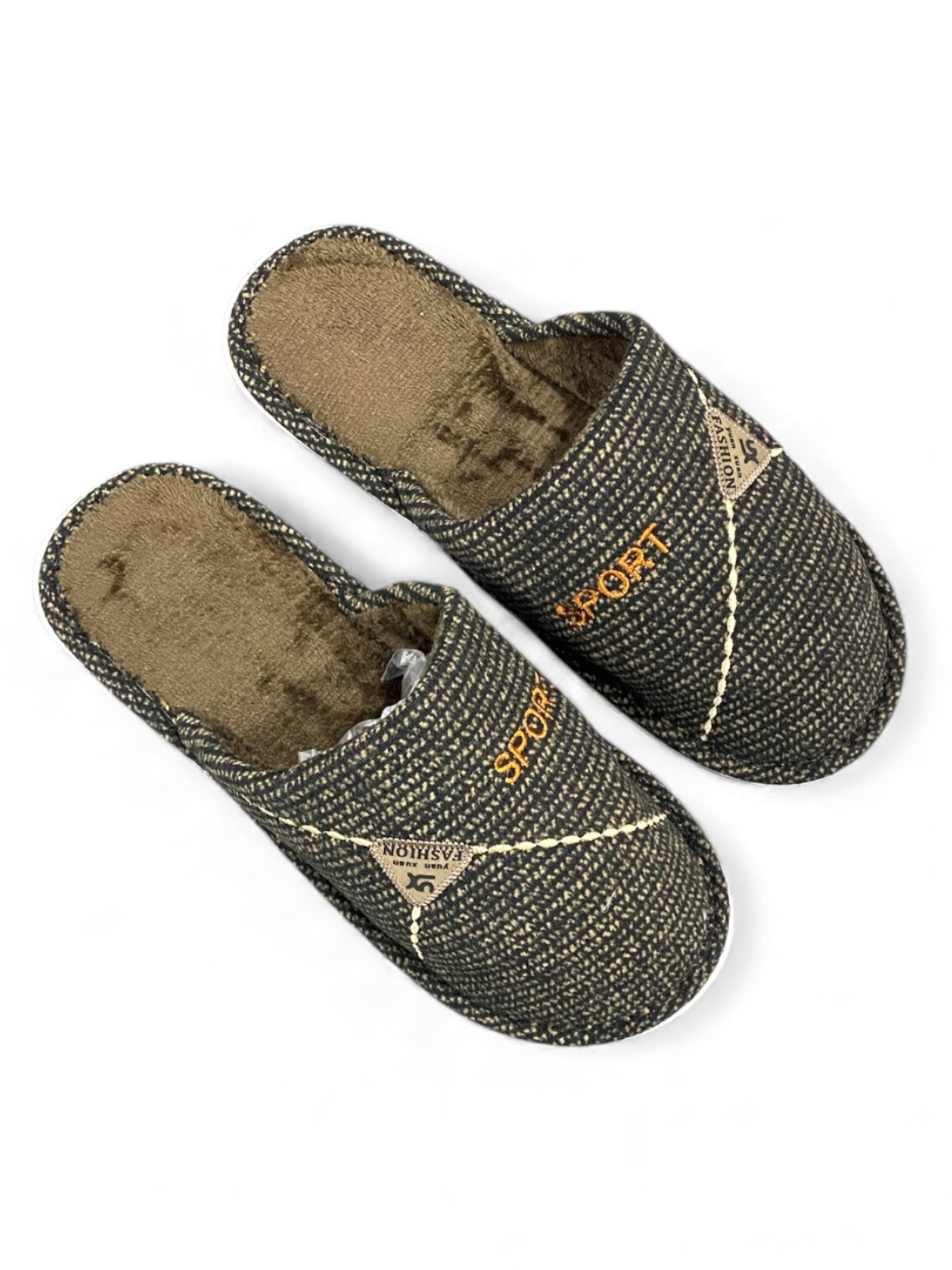 Тапочки Мужские тёплые домашние тапочки