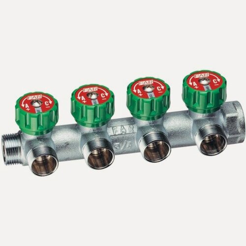 Изображение товара Коллектор Far 3/4" с 4 отв. М24х19