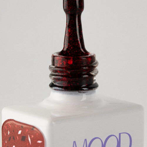 Изображение товара Гель-лак MOODNAIL, Gel-Polish Riddle in red, 10 г