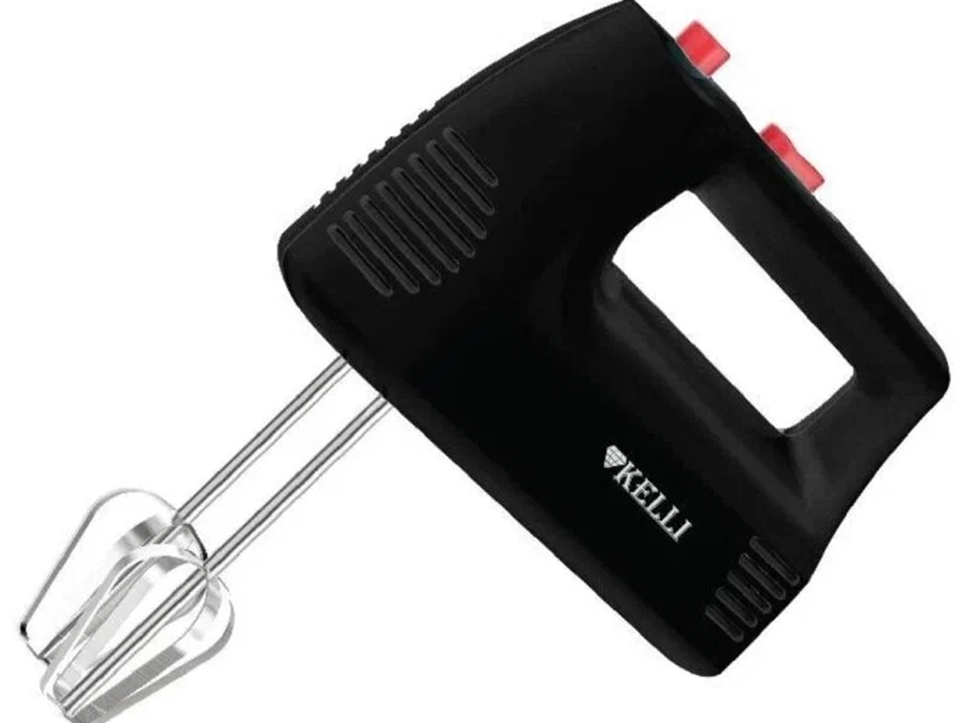 Миксер Kelli KL-5029, ручной, 5 скоростей, насадки для взбивания и замешивания, пластик