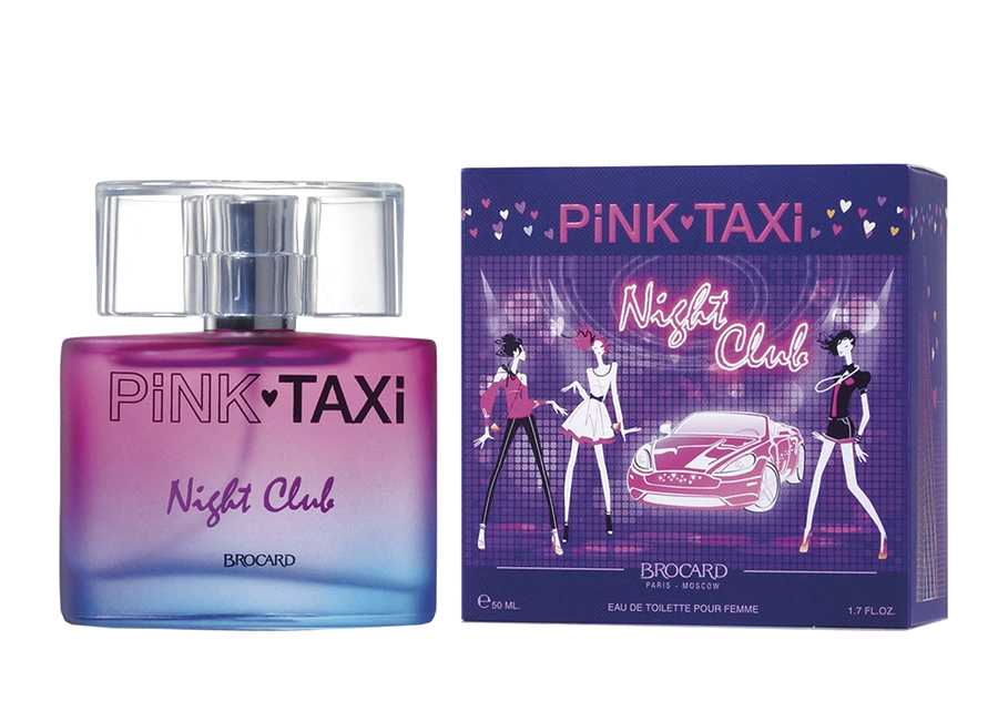Brocard Pink Taxi Night Club женский парфюм 50 мл / Брокард Пинк Такси Найт Клуб