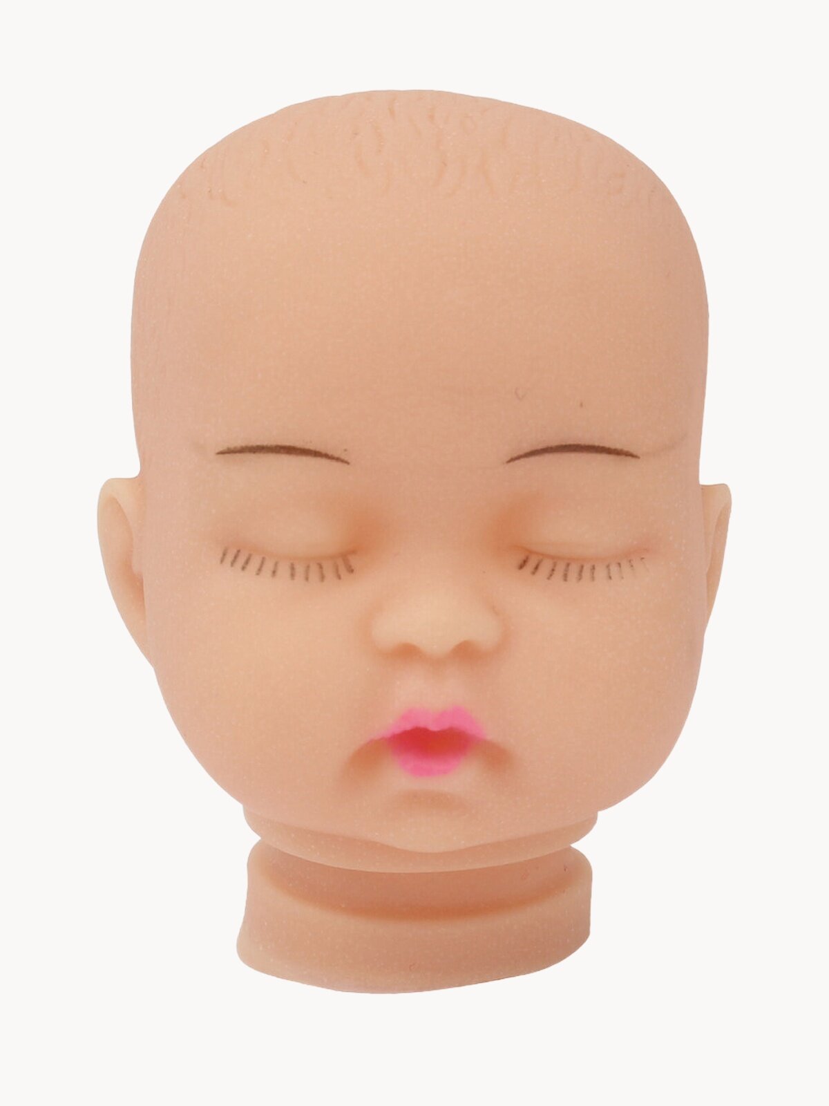 Пластиковая заготовка для куклы 'Голова для малыша', 4см*5,5см, Sovushka