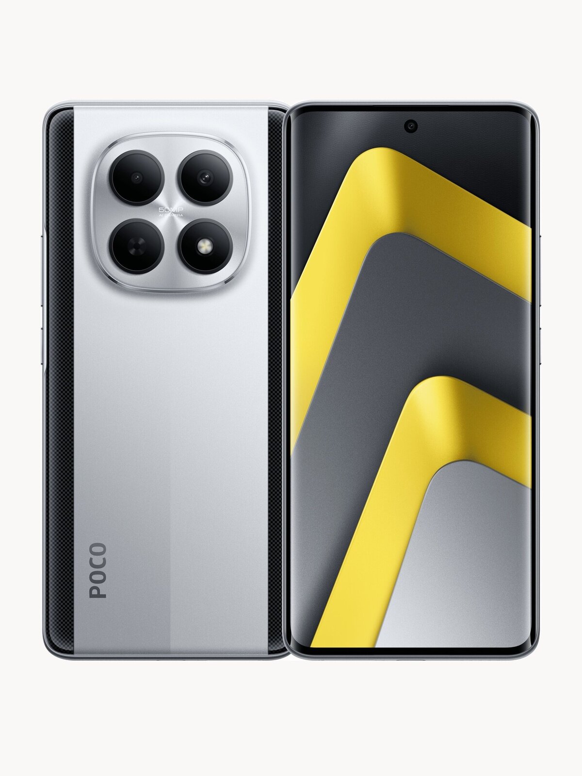 Смартфон POCO M8 5G 8GB+512GB Silver ростест 6,77" 120 Гц NFC