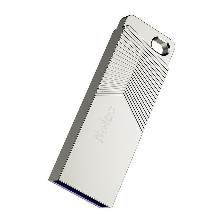 Накопитель USB 3.2 128 Гб Netac UM1, металл, серебристый (NT03UM1N-128G-32PN) — фото 1