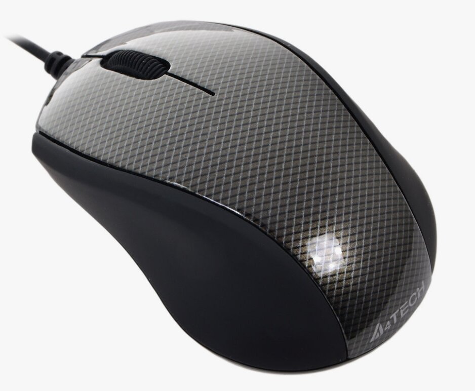 Мышь лазерная проводная A4Tech N-100F 1200dpi USB — фото 1