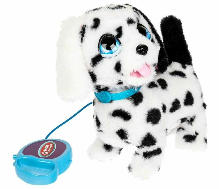 Интерактивный Щенок Понго 22 см, с пультом-поводком — фото 1