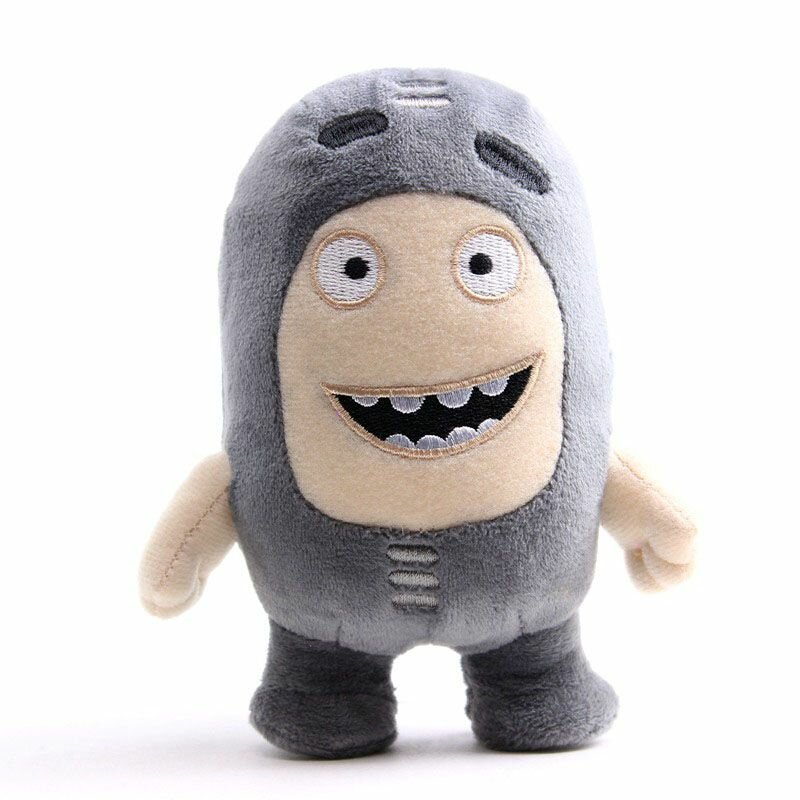 Мягкая игрушка Oddbods Новоетон 18 см, плюшевая, мягкая и милая, Бабблс, Пого, Зи, Джефф, Фьюз, Слик