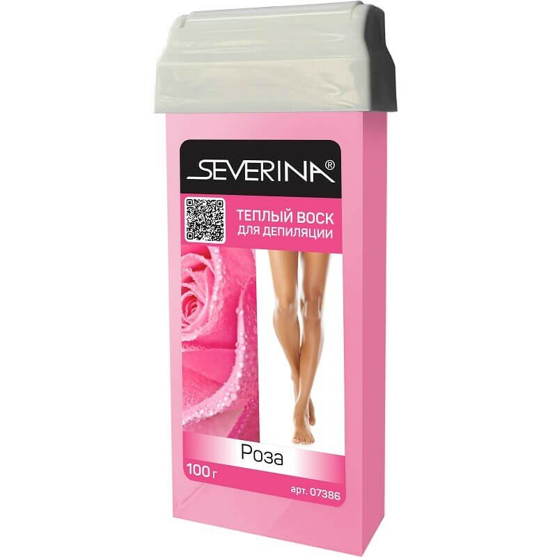 Severina. Тёплый воск для депиляции, Роза 100 г