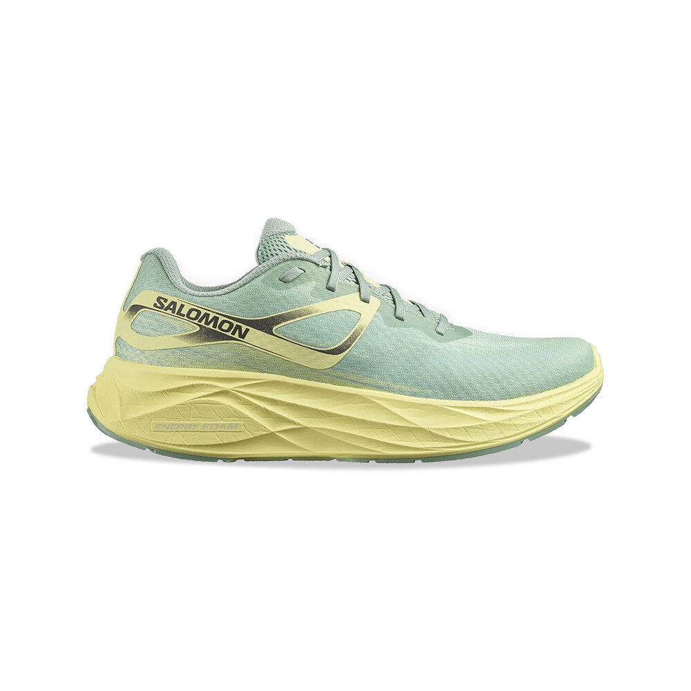 Кроссовки Salomon Aero Glide 2022 (Granite Green/Yellow Iris/White 9,5), размер UK: 9.5, зеленый,