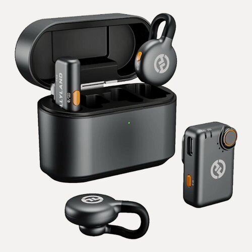 Изображение товара Система для камер и смартфонов Hollyland Lark M2S Mini Combo black, беспроводная двухканальная микрофонная