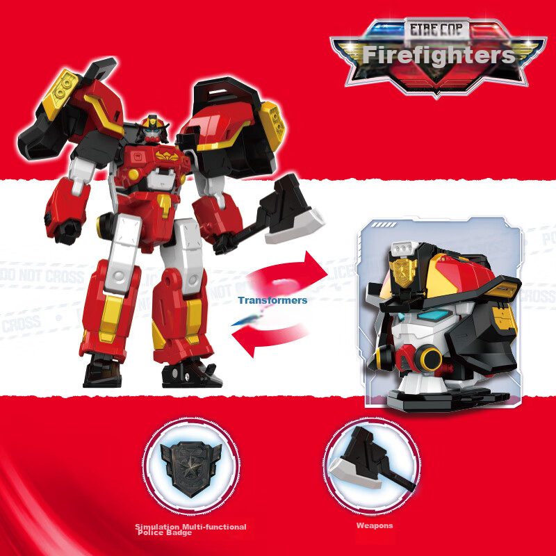 Изображение Mini Special Agent Team, Fire War Super Battle Force 2, Transforming Mecha, Xiaomi Battle Force Robot, Weapon Accessories Toy