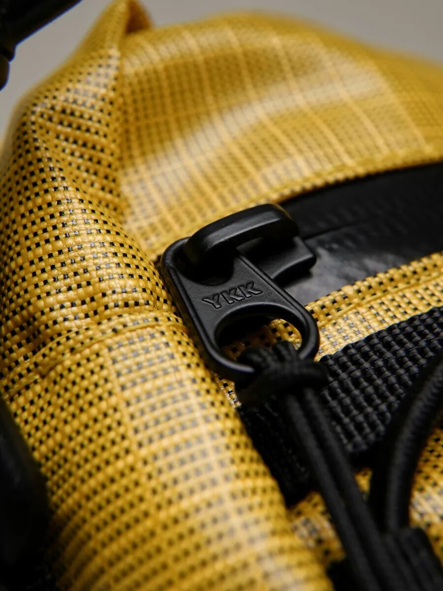 Сумка спортивная Hard Times21х21 см, желтый, черный — фото 1