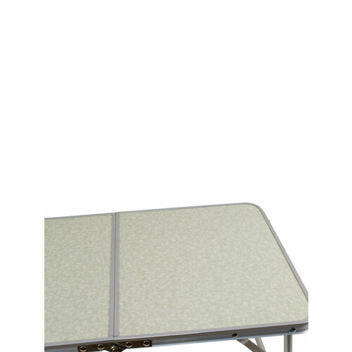 Столик складной, туристический, д60*ш40*в25 см, бело-зеленый