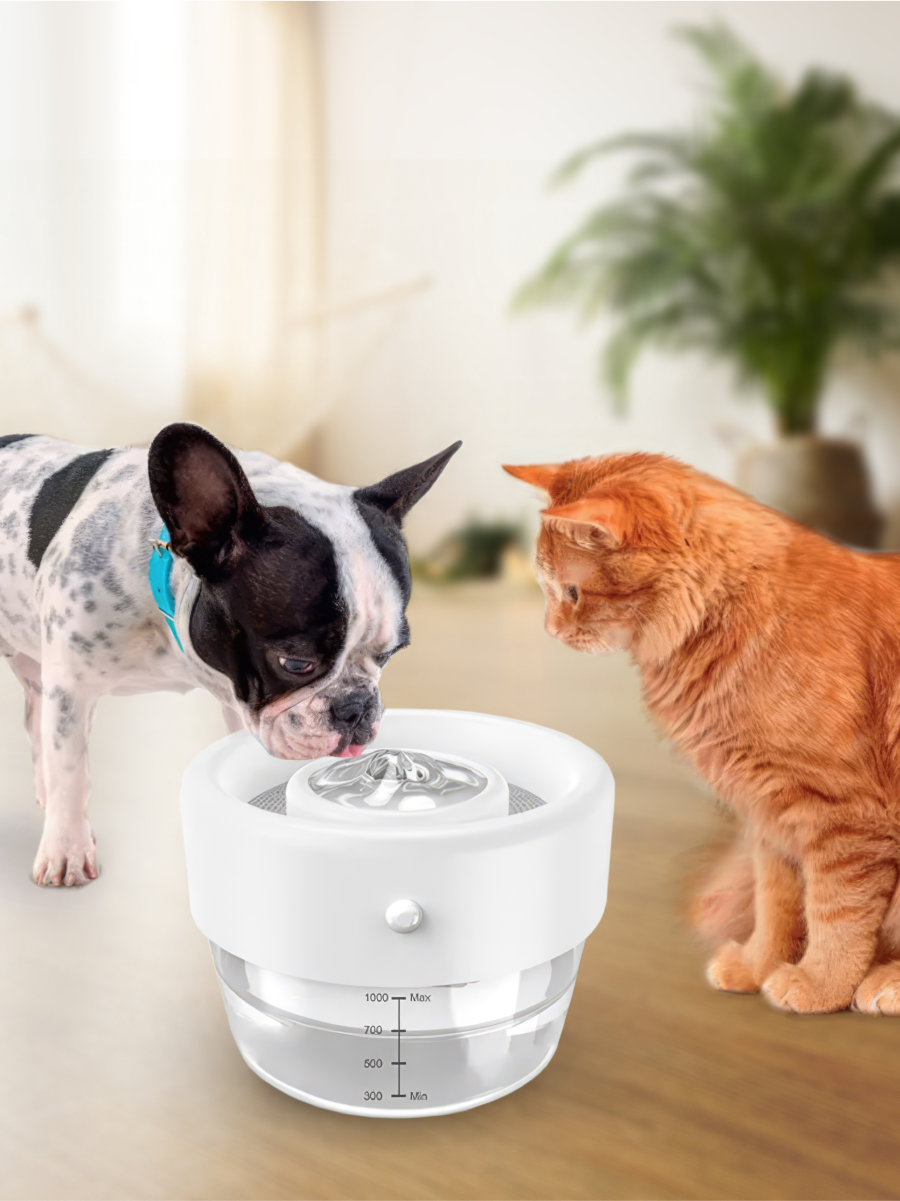 Изображение Автоматическая поилка-фонтан для кошек ZooWell Smart беспроводная, с сенсором и дозатором