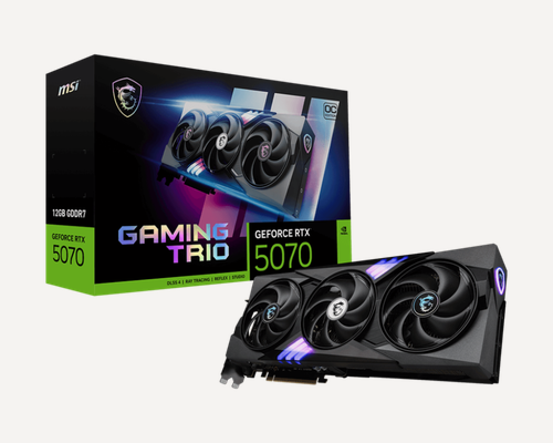 Изображение товара Видеокарта MSI GeForce RTX 5070 12G GAMING TRIO