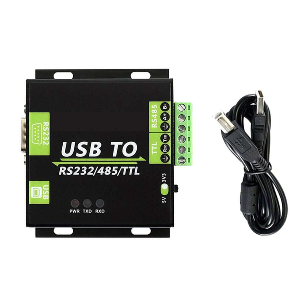 Промышленный изолированный преобразователь USB В RS232 / 485 / TTL Преобразователь микросхем FT232RL Промышленный Оптически Изолированный Преобразователь