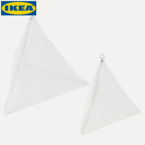 Изображение товара IKEA (икеа) SLIBB Слибб мешок для стирки, 2 предмета, белый/серый