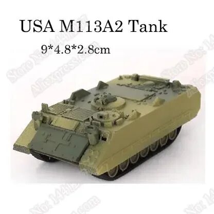 Набор пластиковых танков GRAPMAN 1:72, 15 M1113A2, Унисекс
