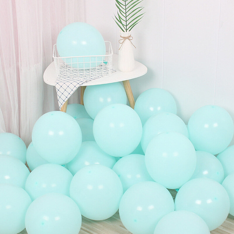 Воздушный шар "Макароны", 5 дюймов, 400 штук, Tiffany Blue
