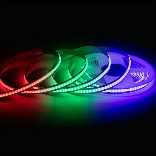 Светодиодная лента RGB COB 24V 14W/m 672Led/метр 00-493 PRO 10мм IP20