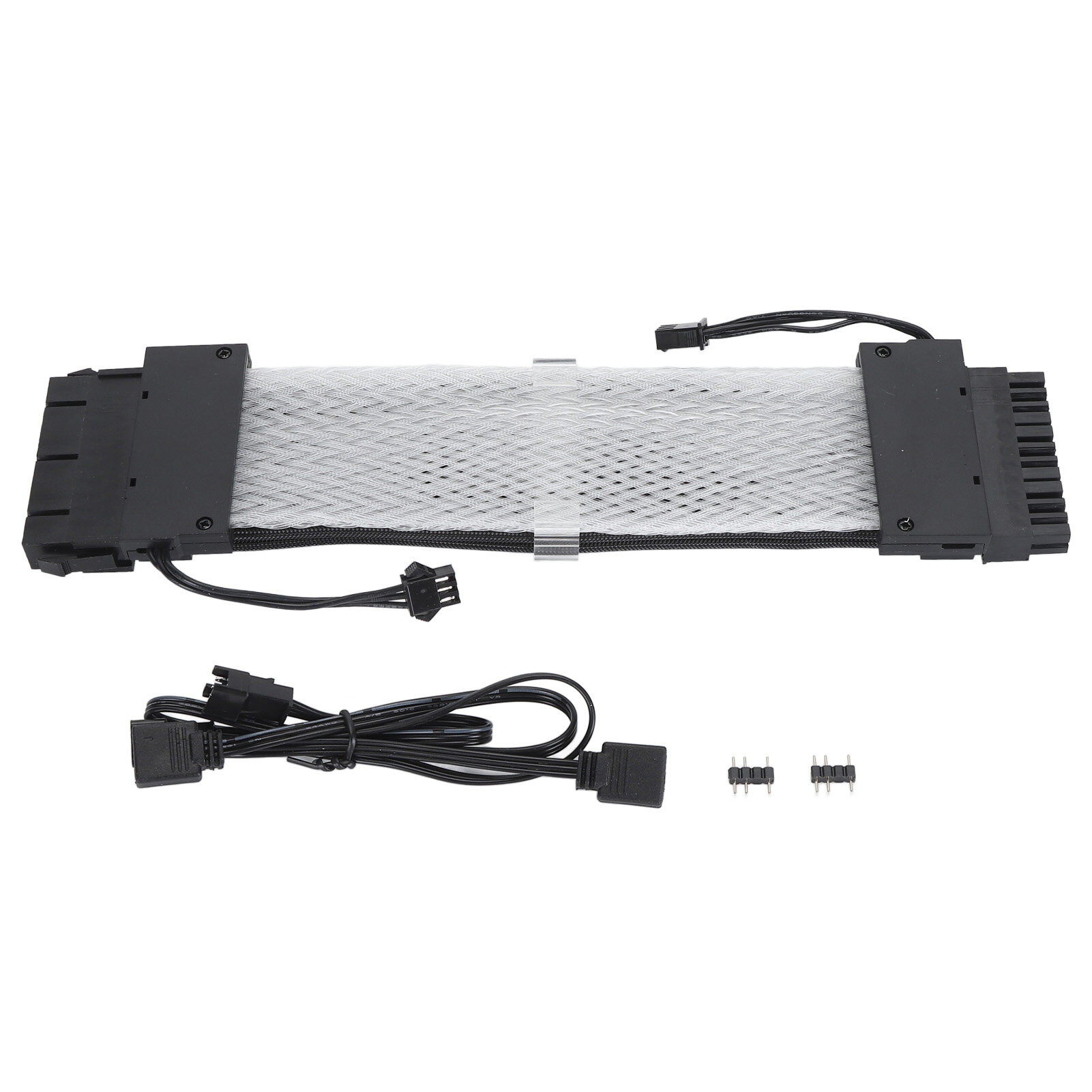 Удлинительный кабель питания ARGB 16AWG сетчатый цветной кабель для игр на ПК и RGB-подсветки