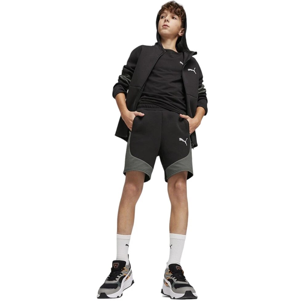 Шорты PUMA, размер 128, черный — фото 1