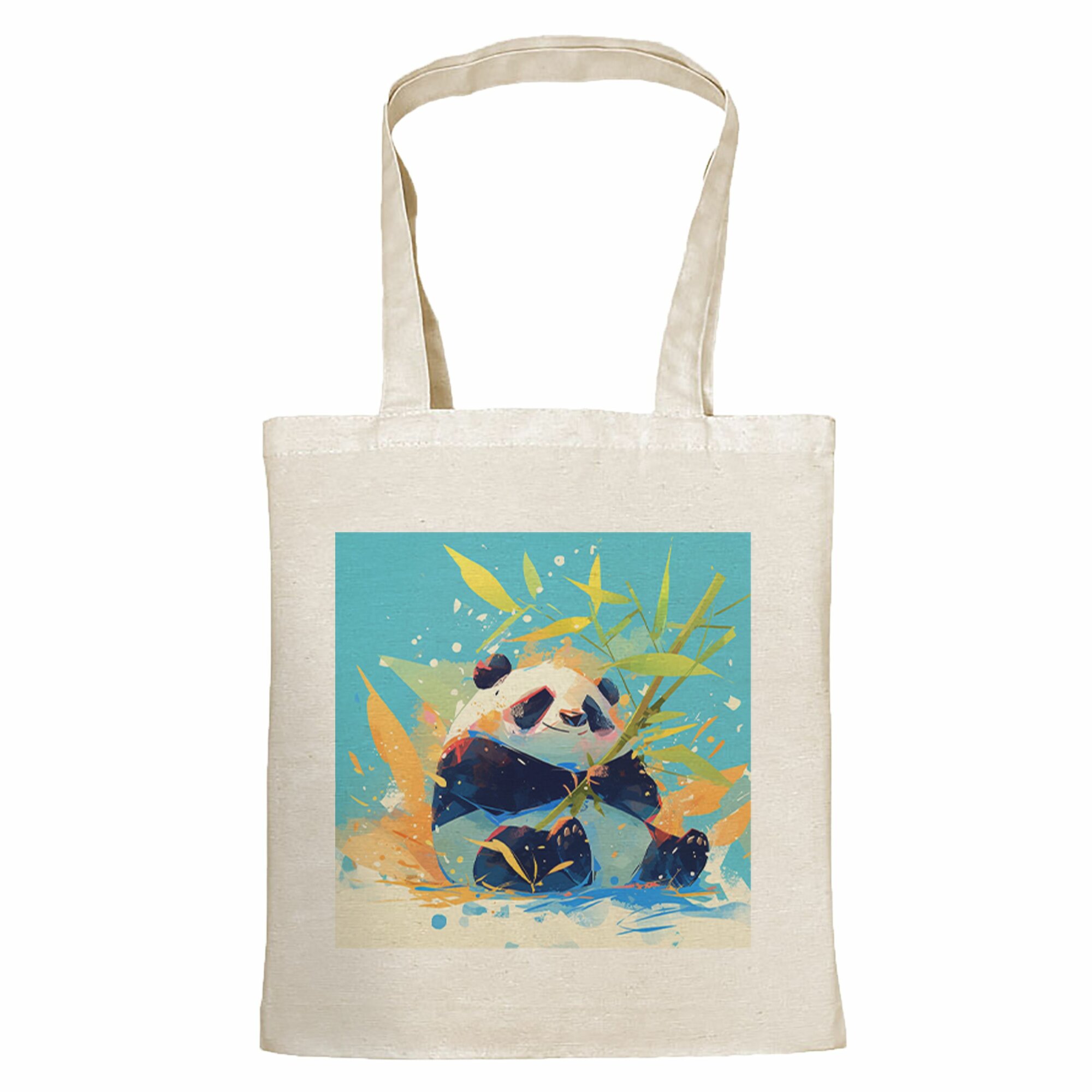 Сумка шоппер Gerasim, голубой, зеленый, черный — фото 1