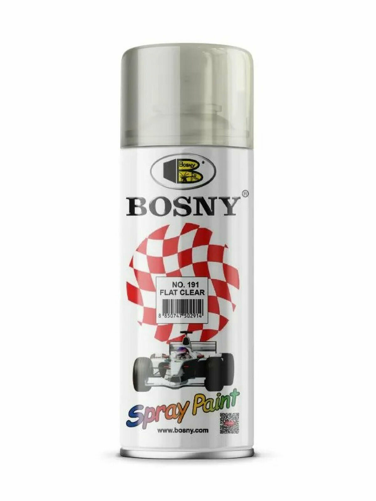 Лак аэрозольный Bosny акриловый универсальный матовый 520 мл  NO  191 